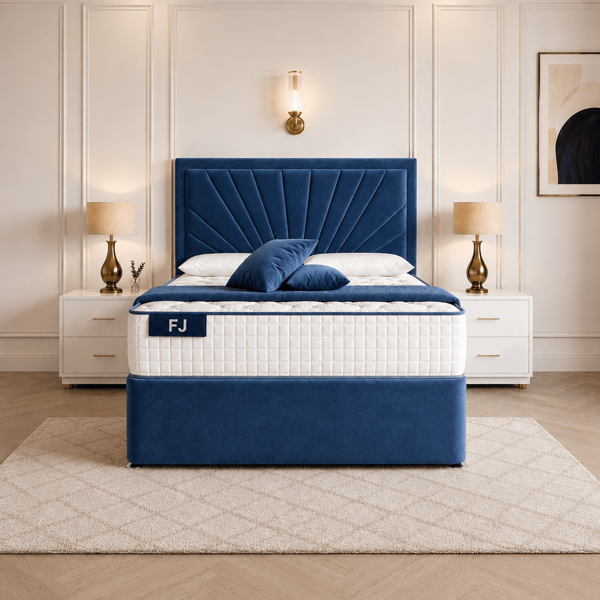 Paine Horizon Border Divan Bed