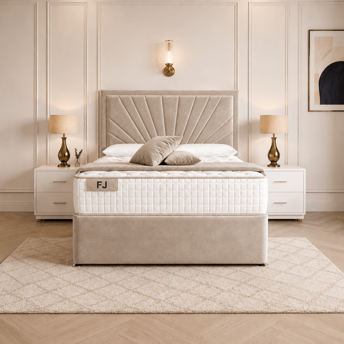 Paine Horizon Border Divan Bed