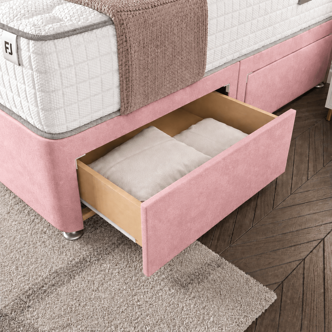 Paine Horizon Border Divan Bed