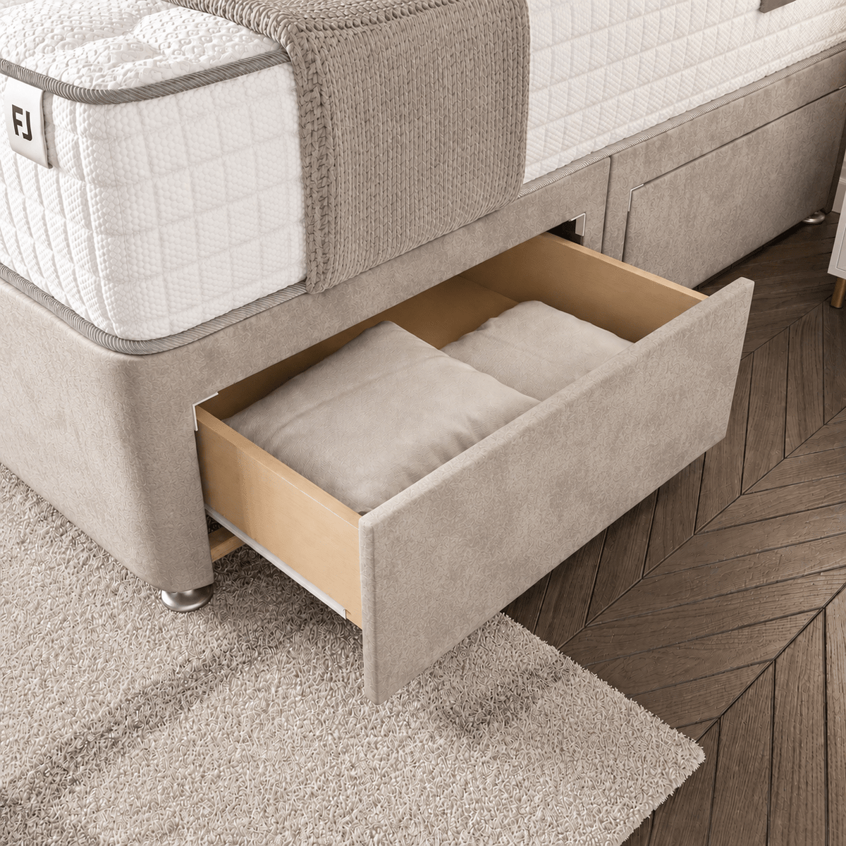 Paine Horizon Border Divan Bed