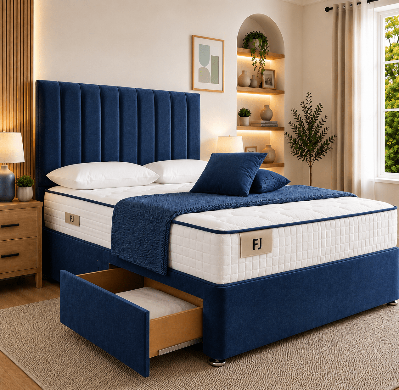Amelia Petite Line Divan Bed