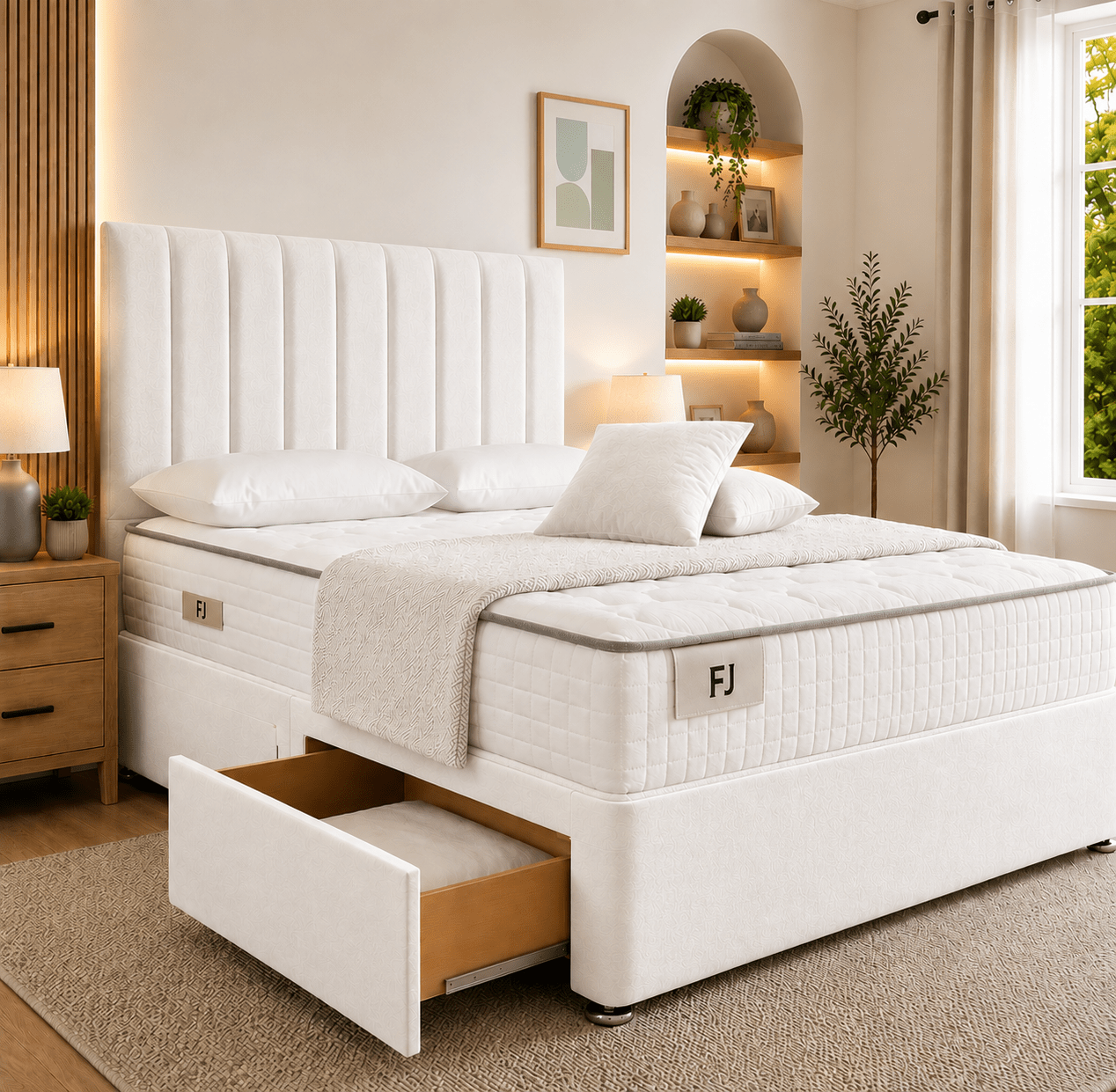 Amelia Petite Line Divan Bed