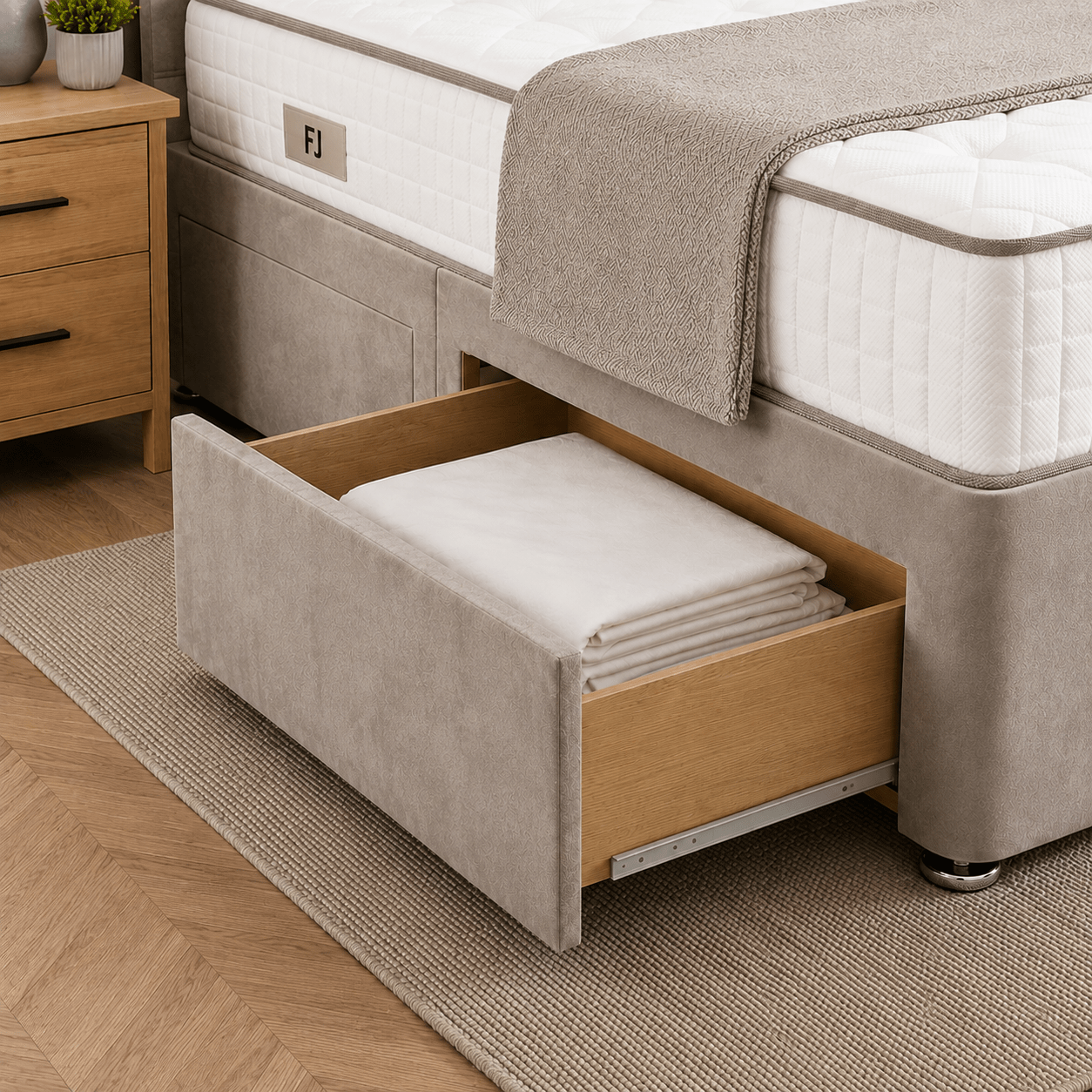 Amelia Petite Line Divan Bed