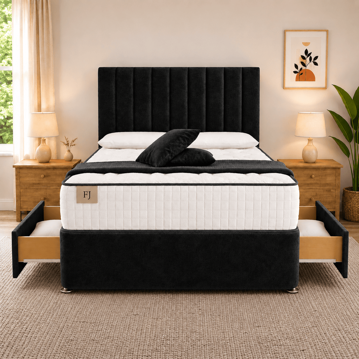 Amelia Petite Line Divan Bed