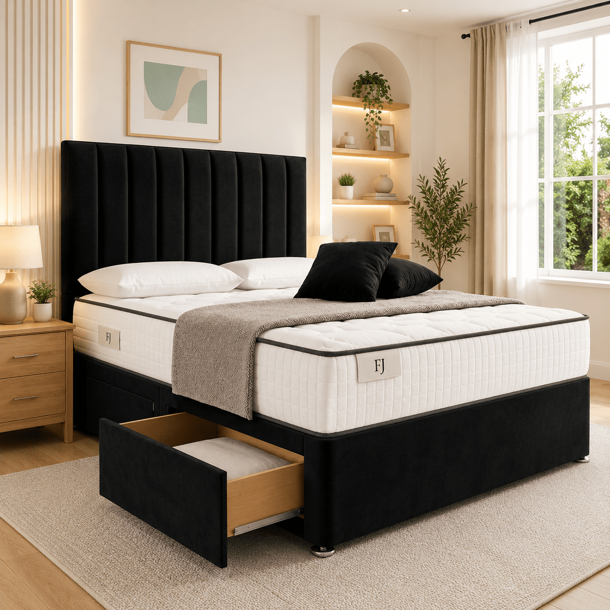 Amelia Petite Line Divan Bed