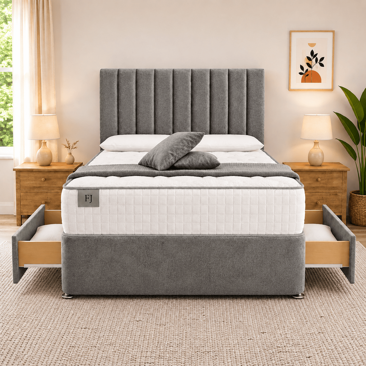 Amelia Petite Line Divan Bed
