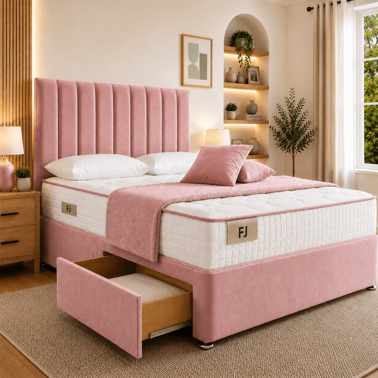 Amelia Petite Line Divan Bed