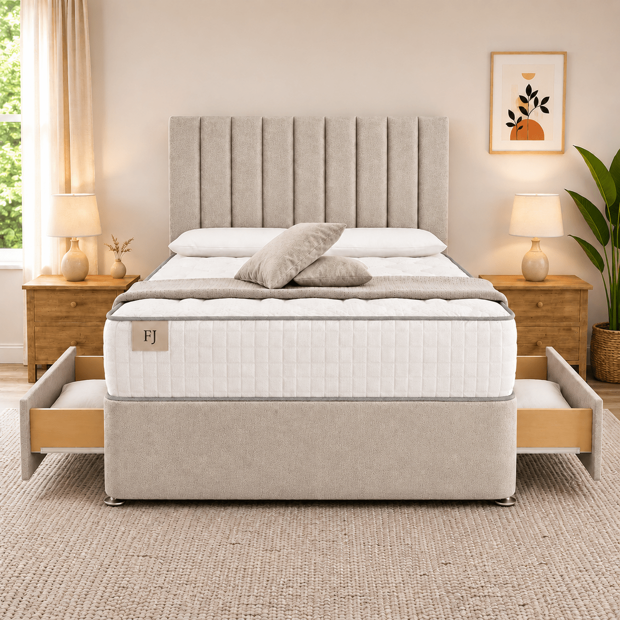 Amelia Petite Line Divan Bed
