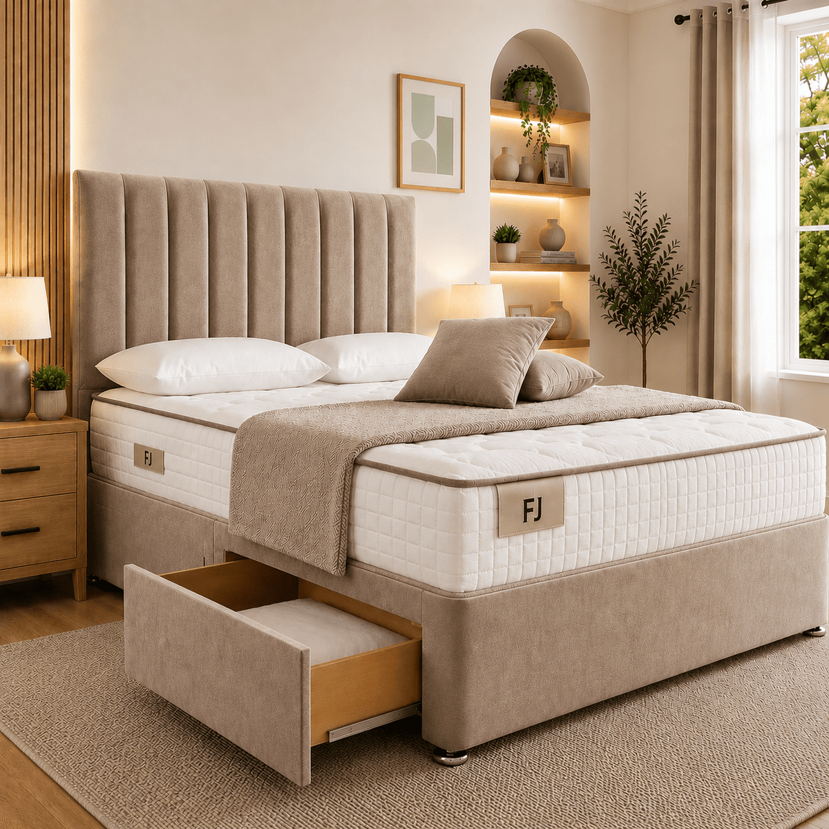 Amelia Petite Line Divan Bed