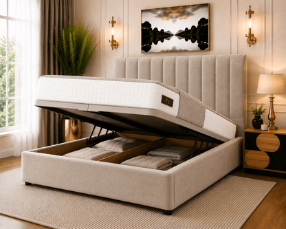 Amelia Petite Line Ottoman Bed